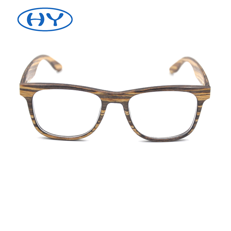Good Selling Colorful Wooden Optical Glasses Square Frame