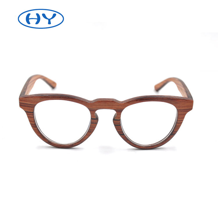 Vintage Designer Wooden Patten Frame Optical Glasses