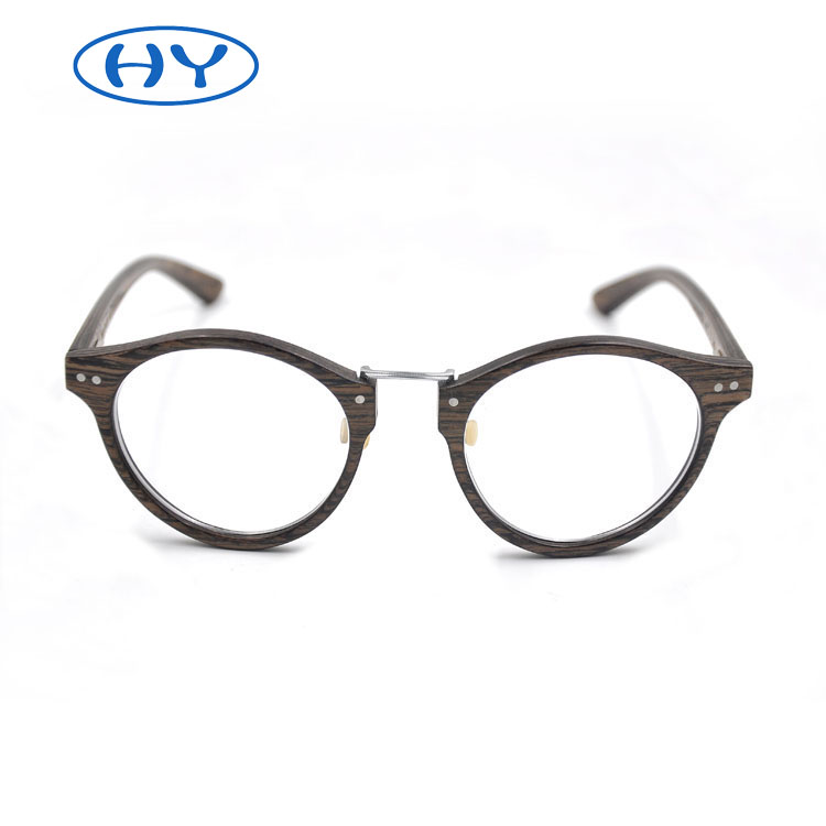 Fashionable handmade unisex style wooden optical frame