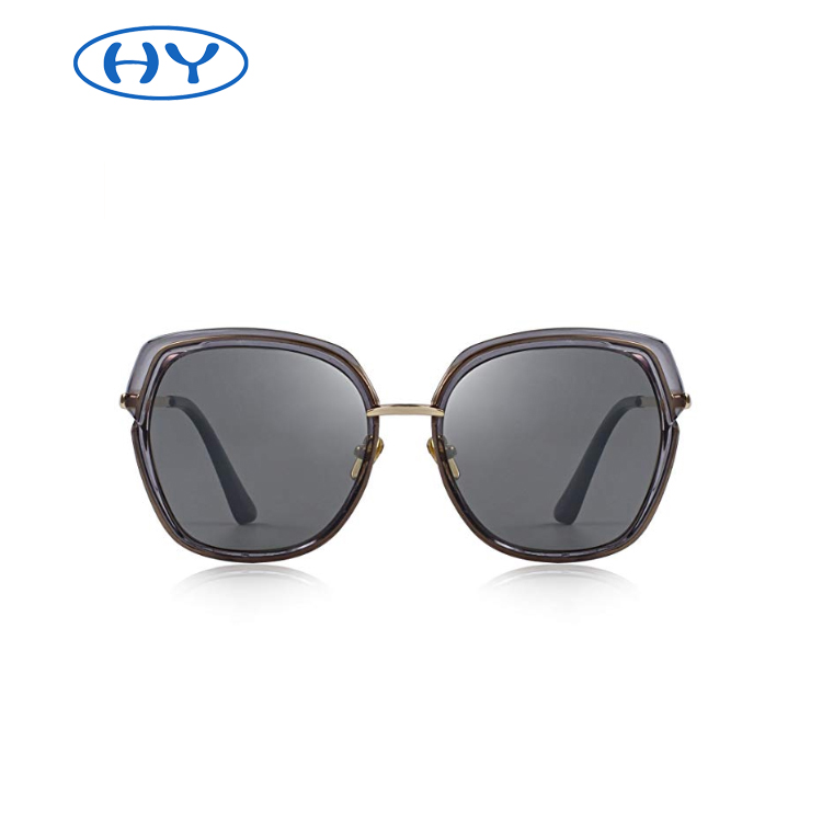 Vintage Oversized Women's Polarized Shield Frame Sunglasses Fashion Sunglasses