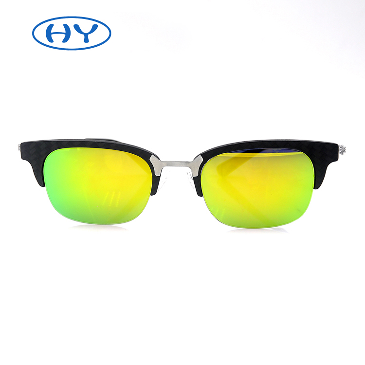 Polarized Sports Sunglasses for Running Cycling Fishing Golf Carbon Fiber Unbreakable Frame